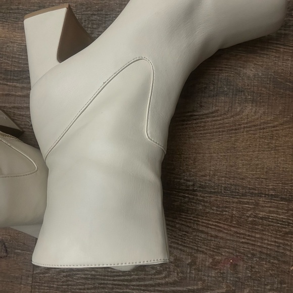 Abercrombie and Fitch “Valerie” 9.5 block hero Y2K vibe vegan leather boots EUC - Picture 4 of 16